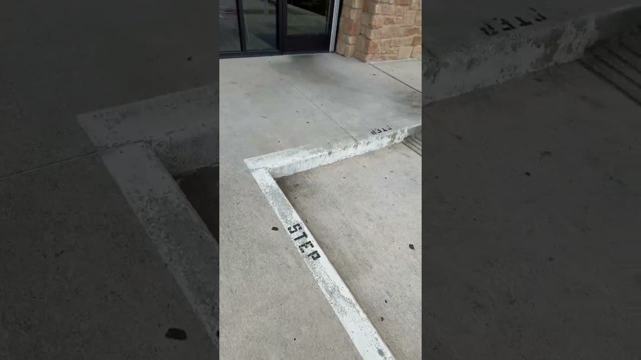 You May Become Disabled by Using This Handicap Ramp. Where’s The Guardrail?
