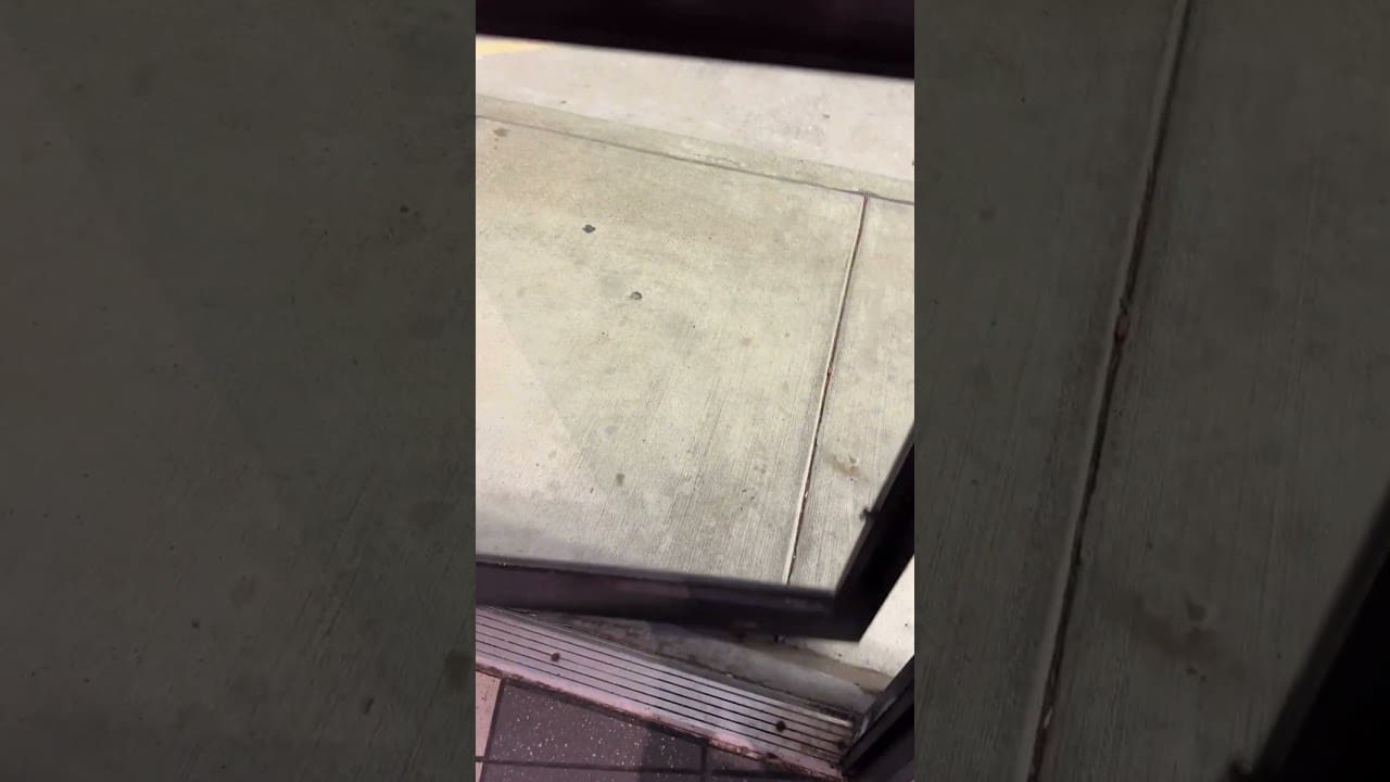 Doorway Trip Hazard. How Do They Expect Someone in a Wheelchair to Safely Pass Through This Door?